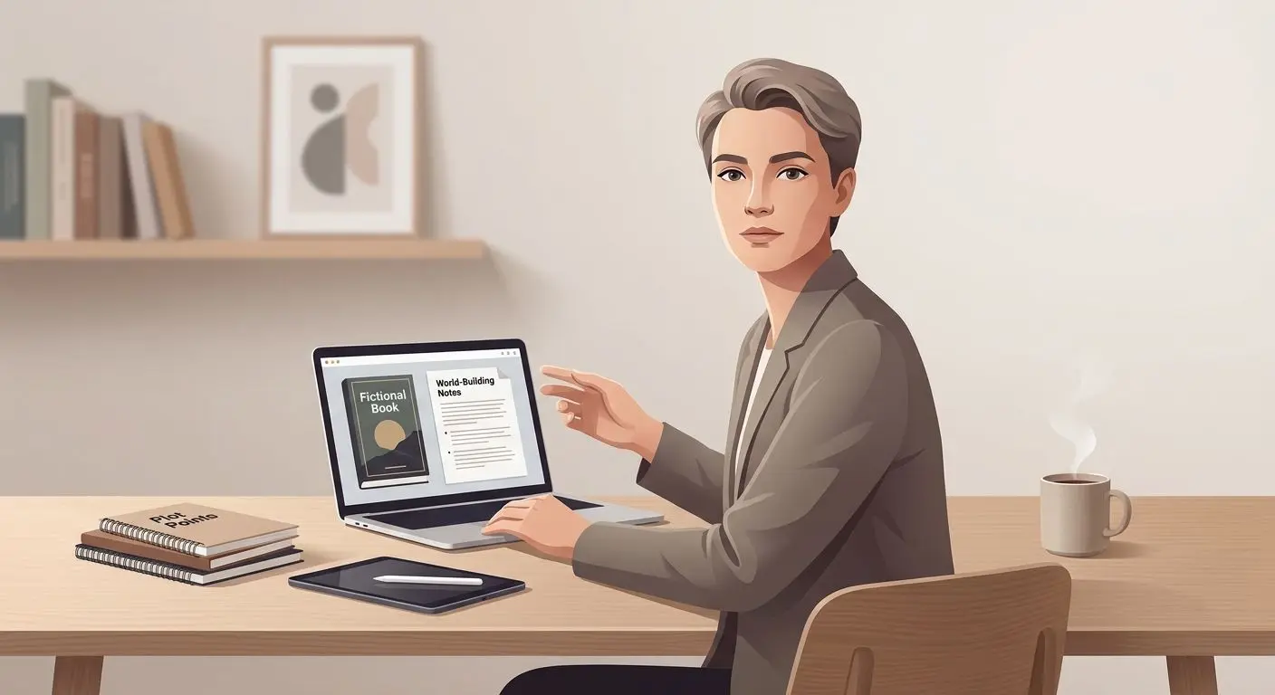 Neutraler Autoren-Avatar im professionellen Arbeitsumfeld