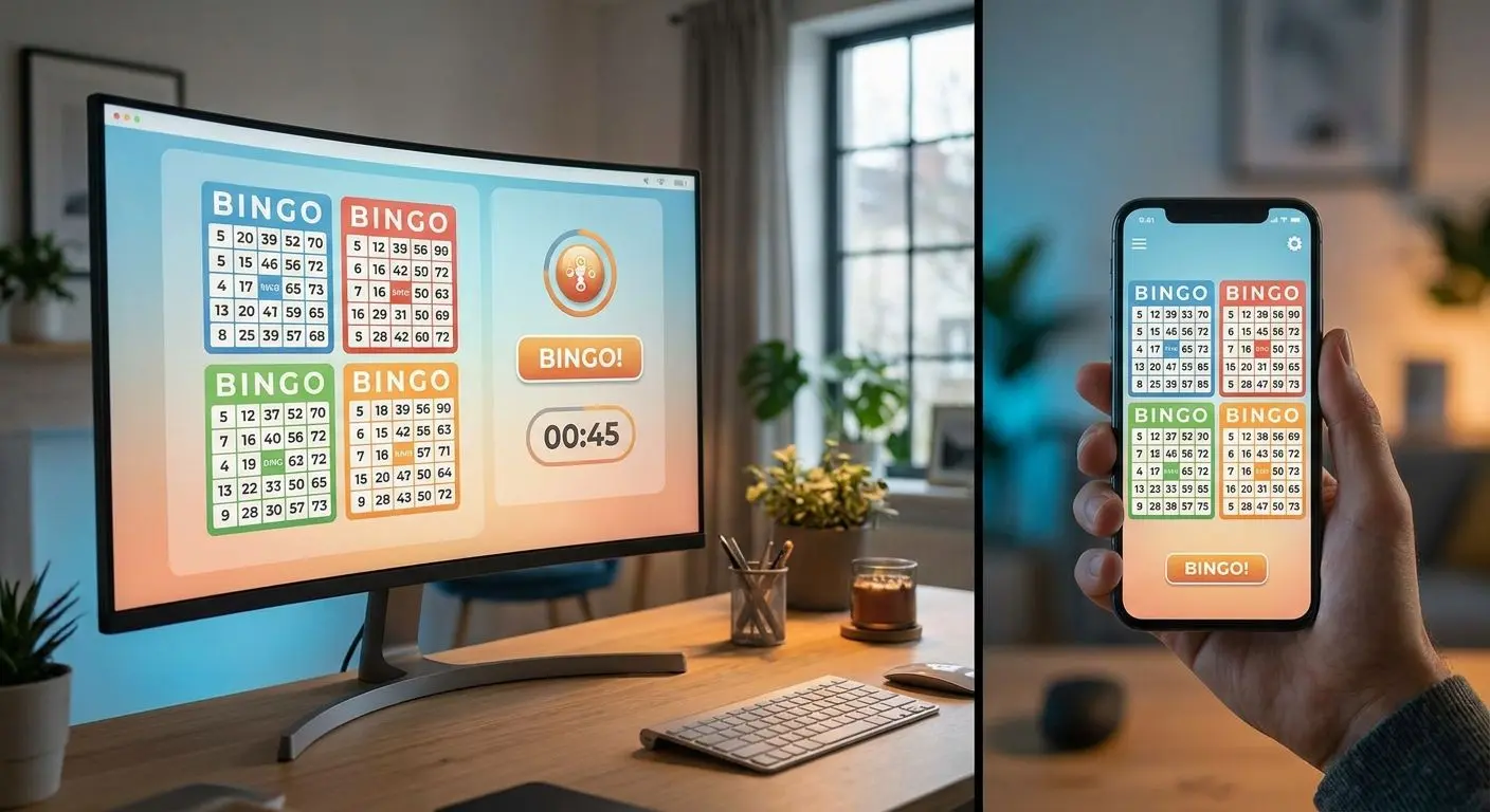 PlayOJO Bingo auf Desktop und Smartphone Bingo-Spiel auf Desktop und Smartphone im direkten Vergleich
