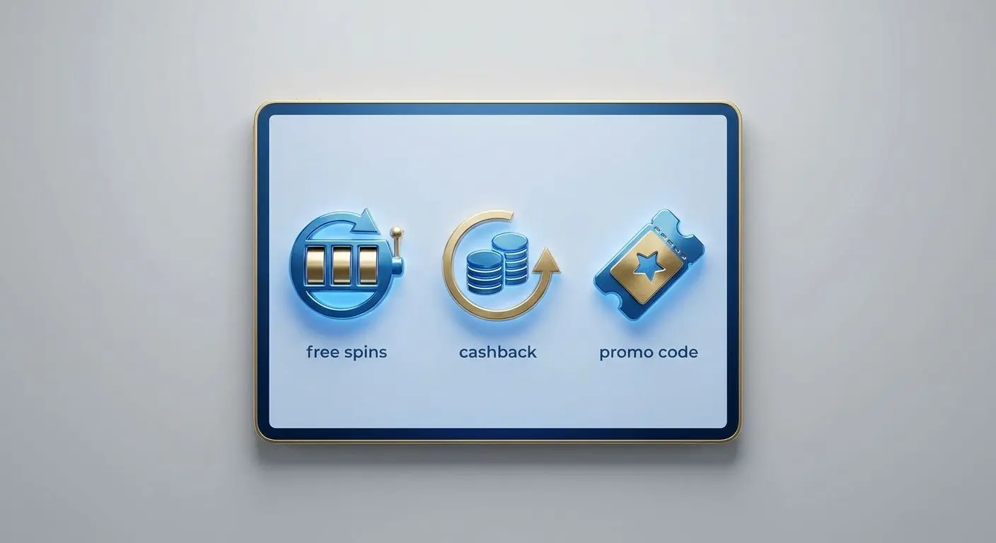 Verschiedene Bonus-Arten wie Freispiele, Cashback und Code