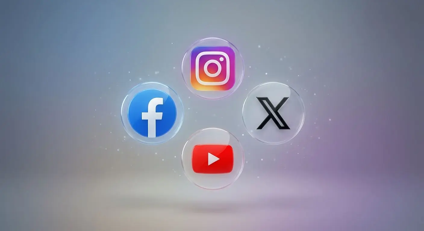 Social-Media-Kanäle als weitere Kontaktmöglichkeiten