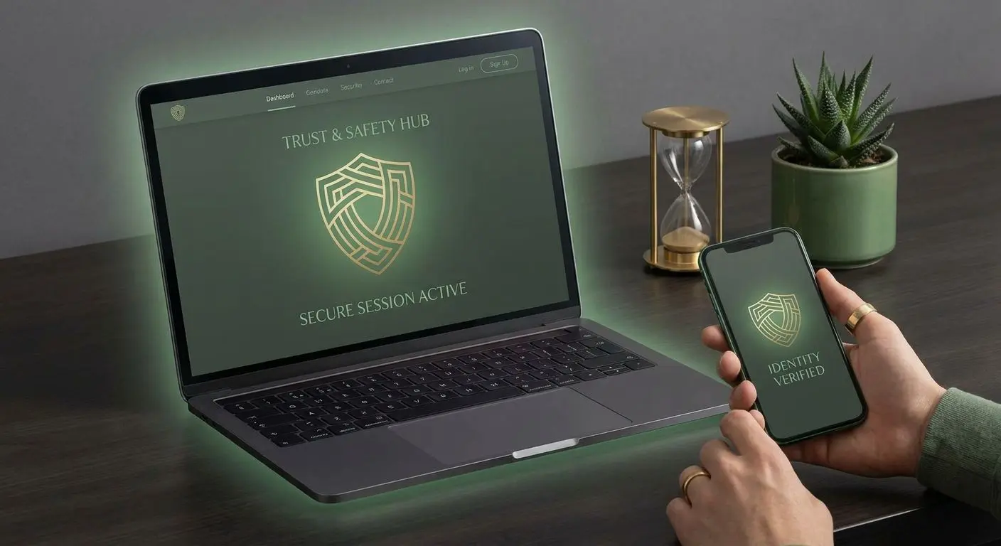 Sicherheit und Vertrauen online Vertrauen und Sicherheit bei einer Online-Plattform